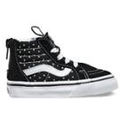 Vans Shoes Toddlers Micro Hearts Sk8-hi Zip (black/true White)