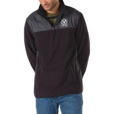 Vans Peaks Polar Fleece Jacket (black Asphalt)