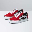 Vans Kids Sk8-low (check Paisley Racing Red)