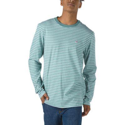 Vans Striped Long Sleeve T-shirt (oil Blue/white)
