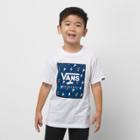 Vans Little Kids Print Box T-shirt (white/true Blue/white)