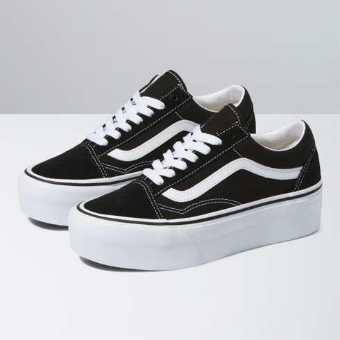Vans Old Skool Stackform (suede/canvas Black/true White)