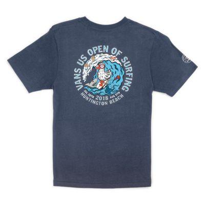 Vans Boys 2018 Buso Dirty Bird Short Sleeve T-shirt (navy Heather)
