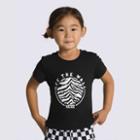 Vans Little Kids Zebra Circle T-shirt (black)
