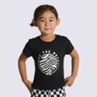 Vans Little Kids Zebra Circle T-shirt (black)