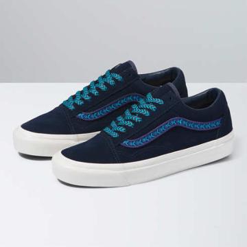 Vans Anaheim Factory Old Skool 36 Dx (dyed Navy/blue Atoll)