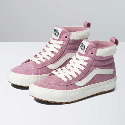 Vans Sk8-hi Mte-1 (suede/sherpa Lilas)