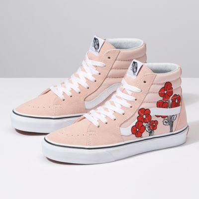 Vans Disney X Vans Sk8-hi (mickey Mouse And Minnie Mouse/pink)