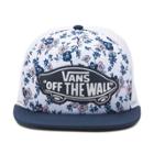 Vans Beach Girl Trucker Hat (white Ditsy Blooms)