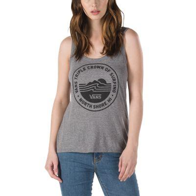 Vans 2018 Vtcs Logo Tour Tank (grey Heather)