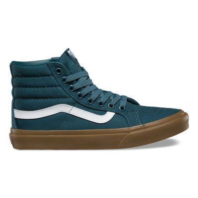 Vans Light Gum Sk8-hi Slim (atlantic Deep)