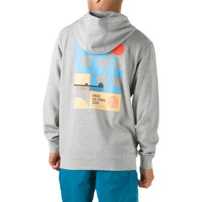 Vans 2018 Vuso Poster Pullover Hoodie (cement Heather)
