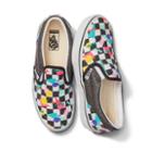 Vans Customs Kids Geometric Checkerboard Slip-on (customs)