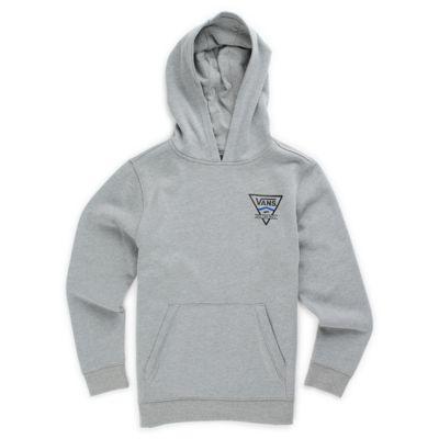 Vans Boys Classic Side Stripe Pullover Hoodie (cement Heather)