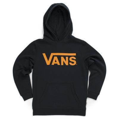 Vans Boys Vans Mens Shoes Skate Shoes Mens Shoes Mens Sandals Shoes Mens Shoes Classic Pullover Hoodie (black/yellow)
