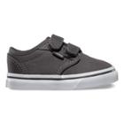 Vans Toddlers Atwood V (canvas Pewter/white)