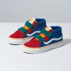 Vans Kids Primary Block Sk8-mid Reissue V (lapis Blue/true White)