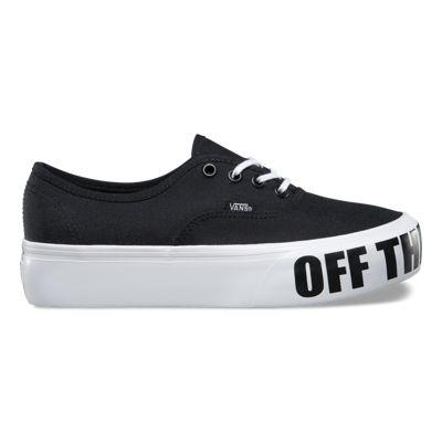 Vans Off The Wall Authentic Platform 2.0 (black)