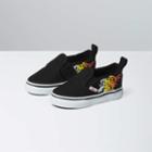 Vans Toddler Slip-on V (ferocious Flame Racing Red/black)