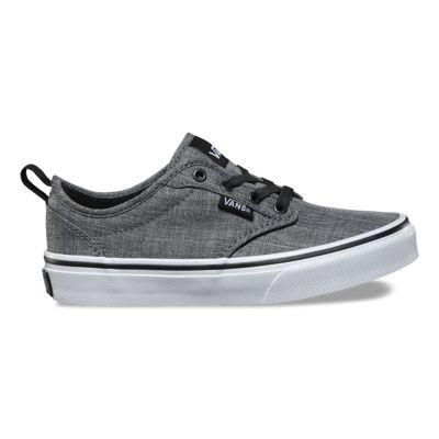 Vans Kids Atwood Slip-on (rock Textile Black/white)