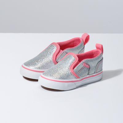 Vans Toddler Iridescent Asher V (strawberry Pink)