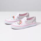 Vans Kids Unicorn Rainbow Classic Slip-on (pink Lemonade/true White)