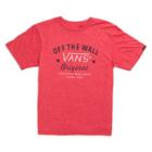 Vans Boys Preferred T-shirt (heather Red) T-shirts: Large
