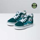 Vans Toddler Sk8-hi Zip (mythical Glow Deep Teal)
