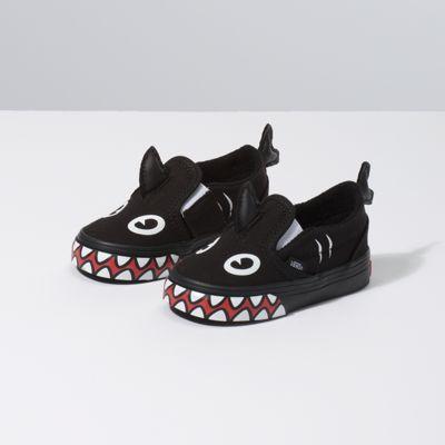 Vans X Shark Week Toddler Slip-on V (phin/black)