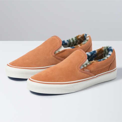 Vans Suede Sherpa Classic Slip-on (sunburn/marshmallow)