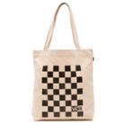 Vans Been There Done That Tote Bag (natural Black Checkerboard)