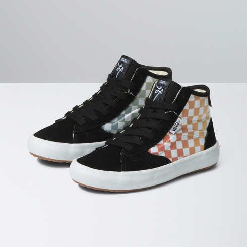 Vans Kids Little Lizzie (checkerboard Black/multi)