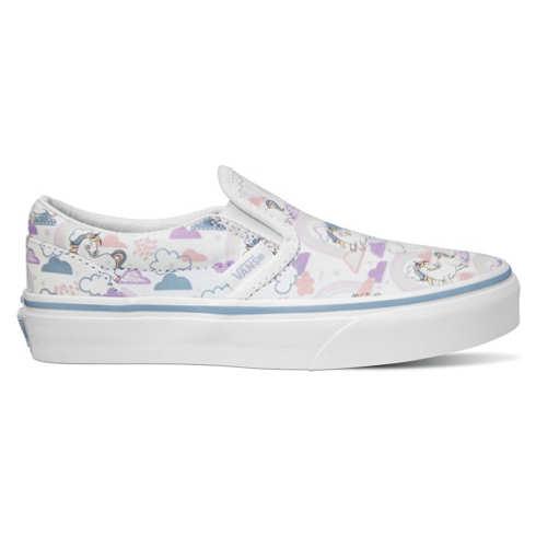 Vans Kids Classic Slip-on (mythical Glow White)