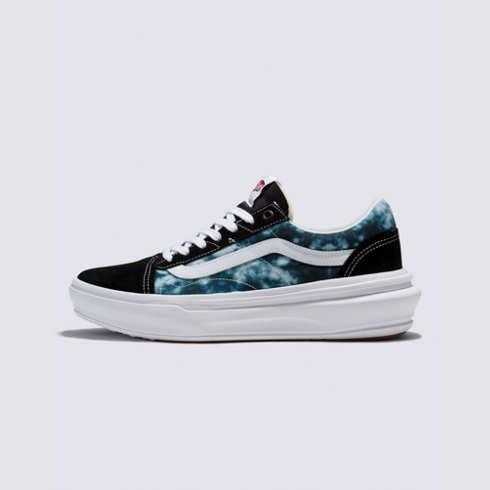 Vans Tie-dye Old Skool Overt Cc Shoe (black/multi)