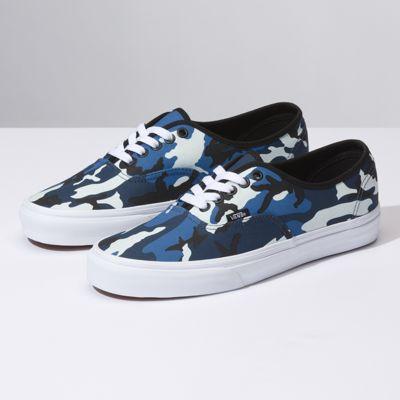 Vans Pop Camo Authentic (black Dress Blues True White)