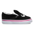 Vans Toddler Party Fur Slip-on Friend (black True White)