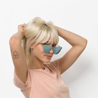 Vans Femme Cat Aviator Sunglasses (silver)
