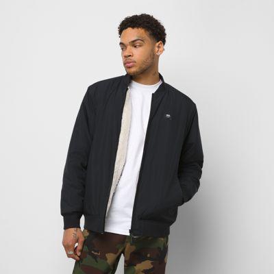 Vans Hughes Reversible Sherpa Jacket (black)