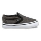 Vans Toddler Suiting Slip-on (black/true White)