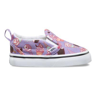 Vans Toddler Glitter Ice Cream Slip-on V (lavender/true White)