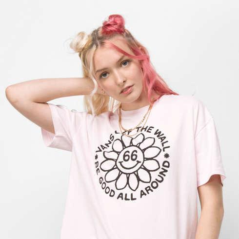 Vans All Around Oversized Tee (cradle Pink)