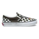 Vans Kids Checkerboard Slip-on (dino True White)