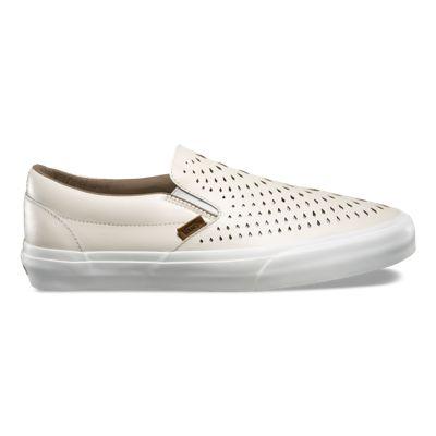 Vans Havana Perf Slip-on Dx (turtledove/blanc De Blanc)