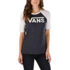 Vans Timeless Half Short Sleeve Raglan Tee (phantom-white Sand)