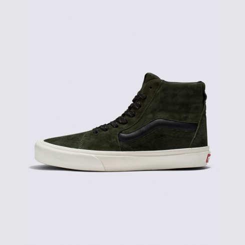 Vans Nubuck Sk8-hi Xl Shoe (olive/black)