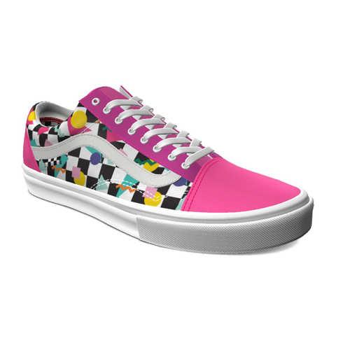 Vans Customs Geometric Checkerboard Skate Old Skool (customs)