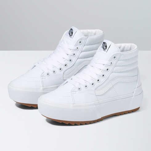 Vans Canvas Sk8-hi Stacked (true White)