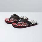 Vans Kids Flame Checker T Street Print Jr (black/true White)