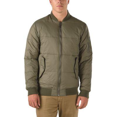 Vans Strahorn Quilted Bomber Jacket (grape Leaf)