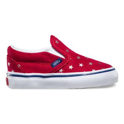 Vans Toddlers Foil Stars Slip-on (red/blue)